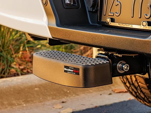 BumpStep "2 Shot" w/Stainless hardware for Bumper Protection Automobile Universal Black