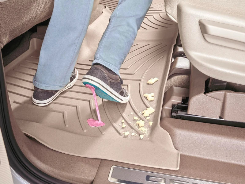 WeatherTech Rear FloorLiner HP for Mazda CX-70 2025 Tan